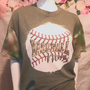 Baseball mom t shirt